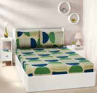 King Size Bedsheet with two pillow cover