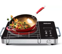 Inalsa InfraChef Pro Infrared Cooker 2200 W Induction Cooktop Touch Panel (Black)