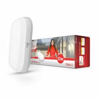 Murphy Polycarbonate 10W LED Oval Bulkhead Wall Lamp | Outdoor Waterproof IP54 Porch & Garden Light | Cool White, Pack of 1 (with 2-Years Warranty)