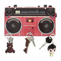 Designer Wall Mount Wooden Key Holder Radio