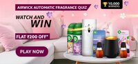 Airwick Automatic Fragrance Quiz : Answer and Win Flat ₹200 Cashback on minimum order of ₹359