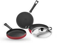Induction Bottom Non-Stick Coated Cookware Set 3pcs @800