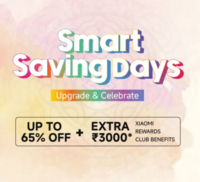 Xiaomi Mi Smart Saving Days | Upto 65% off + Extra 3000 rewards + Bank offers (ICICI/ Hdfc & More)