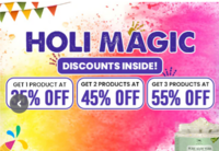 The Natural Wash - Holi Magic Sale - Upto 55% off + Buy 1 Get 2 Free + combo offers and more