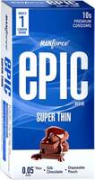Flipkart Grocery - Manforce Epic Desire Super Thin Premium for Men Condom  (10 Sheets) [Mumbai Available]