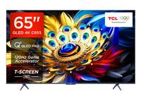TCL 164 cm (65 inches) 4K Ultra HD Smart QLED Google TV 65C655 (Black)