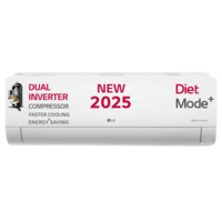 LG 6 in 1 Convertible 2 Ton 3 Star Dual Inverter Split AC (2025 Model)
