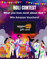 Holi Contest - Comment & Win Amazon Voucher