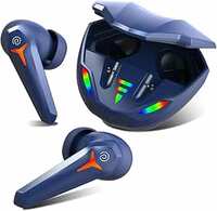 pTron Bassbuds Razer TWS Earbuds, 40ms Gaming Low Latency, TruTalk AI-ENC Calls, Deep Bass, 45H Playtime, HD Mic, In-Ear Bluetooth 5.3 Headphones, Type-C Fast Charge & IPX5 Water Resistant(Royal Blue)