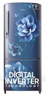 Samsung 183 L, 4 Star, Digital Inverter, Direct-Cool Single Door Refrigerator (RR20C1724CU/HL, Camellia Blue)  Apply ₹750 coupon 