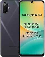 Samsung Galaxy M06 5G (Blazing Black, 4GB RAM, 128 GB Storage), MediaTek Dimensity 6300 Apply ₹500 coupon 