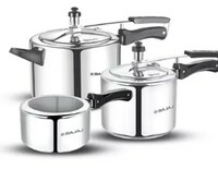 BAJAJ 2 L, 3 L, 5 L Inner Lid Pressure Cooker (Aluminium)
