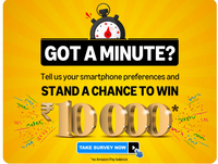 Amazon survey to win 10000
