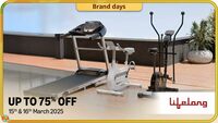 Amazon - Lifelong Brand Days : Upto 75% off on Fitness Machines, Cycles & more
