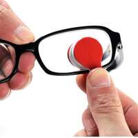 Jaimin Creation Microfiber Portable Eyeglass Spectacles Sunglass Lens Cleaner Brush Clip Tool with Key Hole