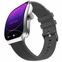 CELLECOR E3 Rise 2.01" HD Curved Display Smart Watch (Silver-Grey) 