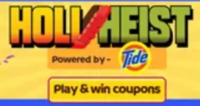 Play Gabbar holi game And Get Rs. 50 off coupon valid for selected Tide detergents Upto Rs. 299 