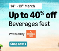 Amazon Beverages Fest : Upto 40% off