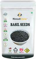 Nimadi Zone Basil Seeds | Tukmariya Seeds | Sabja Seeds | Falooda Seeds use for Natural Weight Loss - 100 GM By Nimadi Zone MOQ-2