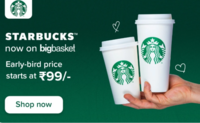 Starbucks now on Bigbasket - Early bird price starts at Rs. 99
