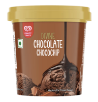 Instamart Kwality Wall's Divine Chocolate Chocochip Frozen Dessert Cup 100ml [location specific]