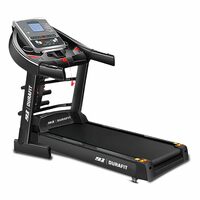 Durafit Panther Multifunction | 5.5 HP Peak DC Motorized Foldable Treadmill - Black 