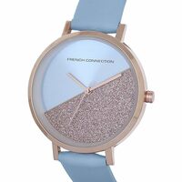 French Connection Analog Women's Watch (Dial Colored Strap)
