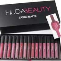 NattyU Huda Vibrant Velvet Matte Liquid Lip Color (Set of 12)