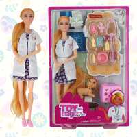 ToyMagic Nurse Style Veterinary Set with Doll - Fun Pet Care Playset for Kids - Pretend Play - Be a Vet and Take Care of Animals - Great Educational Gift for Little Animal Lovers 