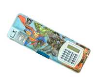 SHRIRAYS Pencil Box for Kids | Avengers Geometry with Calculator | Pencil Case for Students | Boys & Girls

