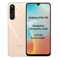 Samsung Galaxy M16 5G (Blush Pink, 4GB RAM, 128 GB Storage), MediaTek Dimensity 6300