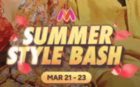 Myntra Summer Style Bash (Mar 21-23) Upto 50-80% off + 10% off on Axis, PNB, Kotak, HSBC bank cards