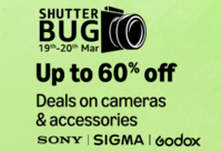 Amazon - Shutter Bug Fest - Upto 60% off on Cameras & accessories