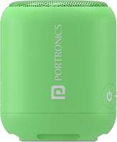 Portronics SoundDrum 1 10W TWS Portable Bluetooth 5.3 Speaker with Powerful Bass, Type C Charging Cable Included(Green)