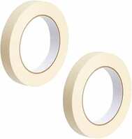 Masking Tape - 20 Meter Length 12MM / 0.5" - 2 Rolls Per Pack