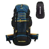 Impulse rucksack bags 75 litres travel bag for men tourist bag for travel backpack for hiking trekking Bag for men camping thames blue bag with 1 Year Warranty 
