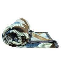 Status Contract Shital Blankets Single Bed Mink Blanket Single Ply for Extreme Winters Multicolor Circle Print Ultrasoft & Lightweight Blanket (Design 3, Single)