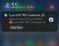 Bajaj Finserv - Make 5 Scan and Pay transaction of min 501rs and get 25rs cashback.