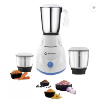 Bostton 750W Double layered Copper 25 MM Motor 750 W Mixer Grinder  (Defendo | 3 Jars | White)