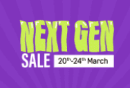Amazon - Next Gen Sale - Upto 60% off + Upto 10% off on Bank offers (Axis, PNB & More)