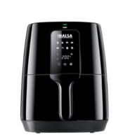 Inalsa Black Nutri Fry Stainless Steel Digital Air Fryer with Regular Handle 4.2L