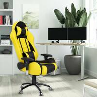 ASE Gaming Gold Series Ergonomic Gaming Chair with Head & Lumbar Pillow