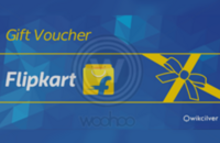 Woohoo - Rs. 5 Flipkart and pineperks Gift Voucher at Rs. 1 each