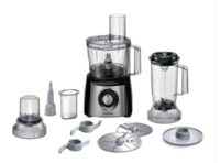 BOSCH 800w Black Stainless Steel Food Processors