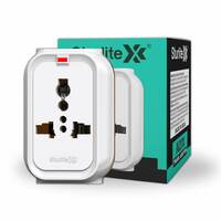 Sturlite Alyx 3 Pin Plug Universal AC Travel Adapter ABS Strong Body Socket (Pack of 1)