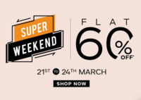 Vero Moda Super Weekend Sale Flat 60% off + Extra 10% off