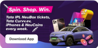 Tata Neu IPL Offers | Up to 1000 Neucoins on Spins, Bill Payments & Referrals 