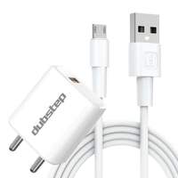 Dubstep Sprint 12W Charger ( Adapter with Cable USB-A To Micro USB, White)@ Rs 99