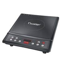 Prestige IRIS ECO 1200 W Induction Cooktop with Automatic Voltage Regulator |Indian Menu Option |High Voltage Surge Protection |Timer with User Pre-Set|1 year Warranty |Black