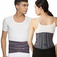 Careforce Lumbar Support Back Belt For Back Pain Relief ,Lower Back Support With Cushioning